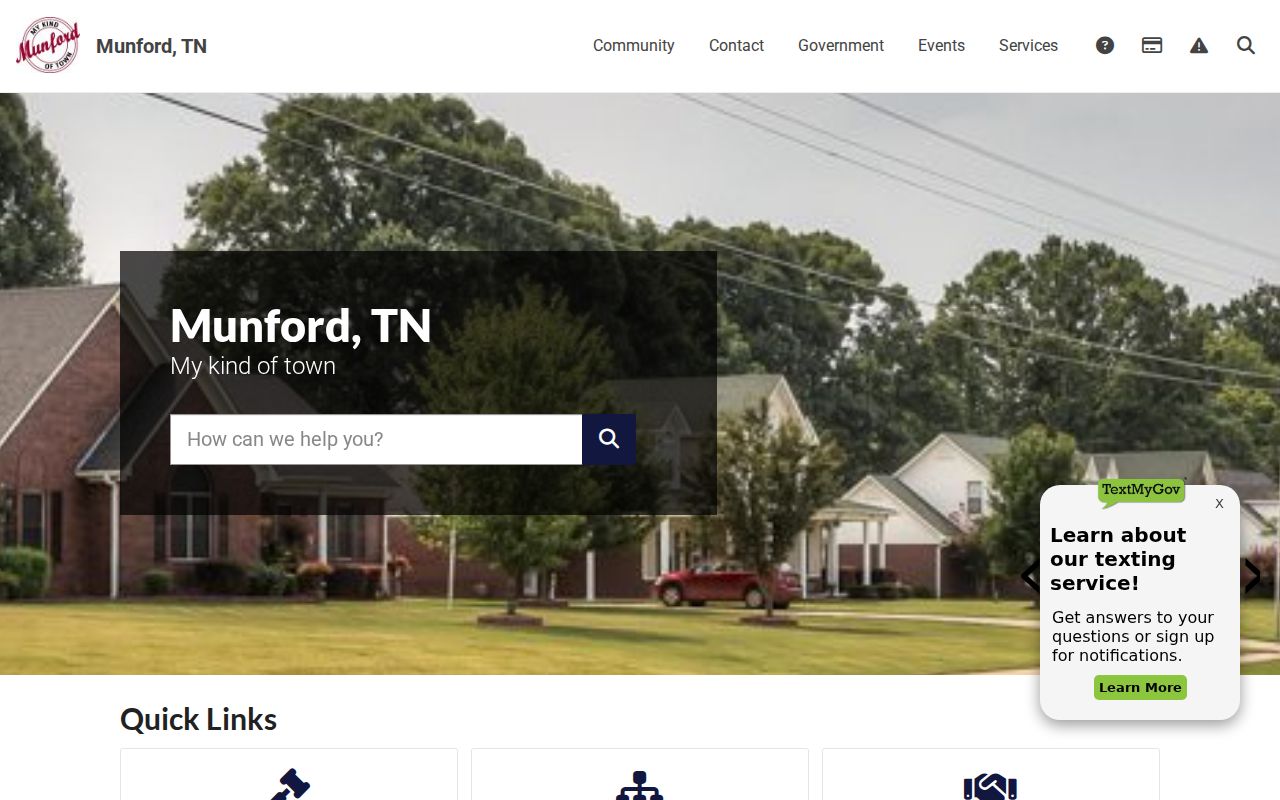 City of Munford source for Munford court docket routing